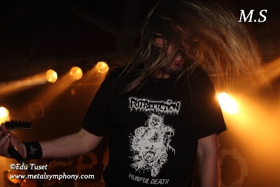 asphyx32 Asphyx + Between The Frost + Decapitated Christ + Ered – 19 de Marzo’11 - Sala Mephisto ( Barcelona )