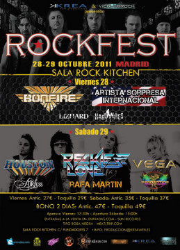 rfest RockFest - 28  de Octubre'11 - Sala Rock Kitchen ( Madrid )