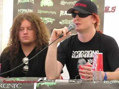 P1010100 MetalWay '06: Rueda de prensa de Arch Enemy - 29 de Julio - Gernika