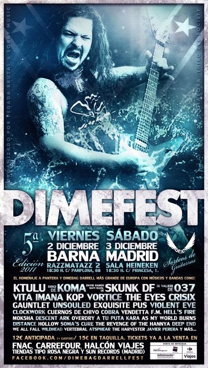 Se confirma el cartel de la quinta edición del Dimefest...