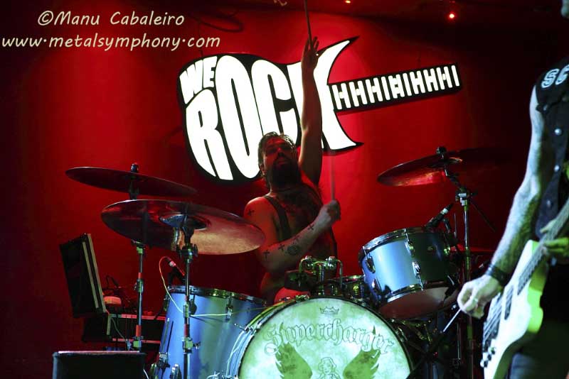 SuperCharger + White Coast Rebels + Call Me Wolfgun – 21 de marzo'15- Sala We Rock (Madrid)