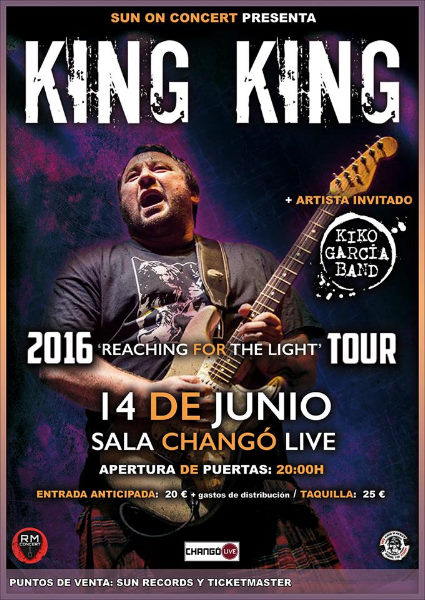 Detalles del concierto de King King en Madrid