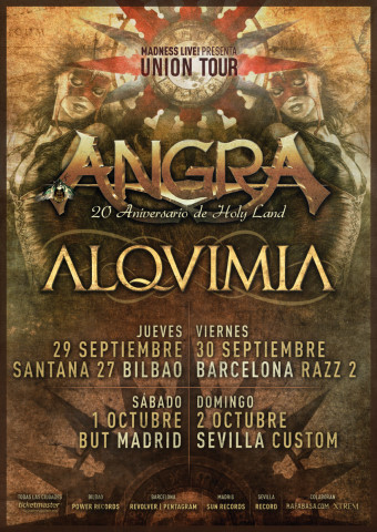 Gira conjunta de Angra y Alquimia por España