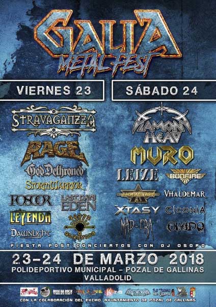 Repaso a los grupos confirmados del Galia Metal Fest'18