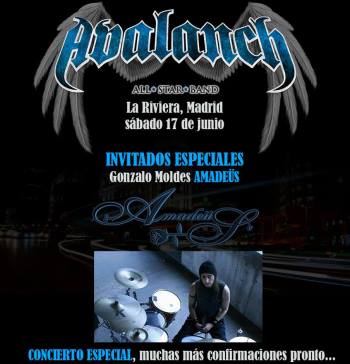 Más invitados para el concierto de Avalanch de mañana en Madrid