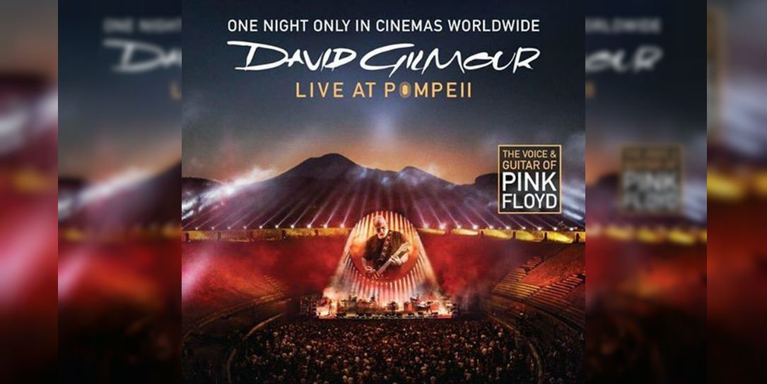 David Gilmour desde Pompeia, en el cine…