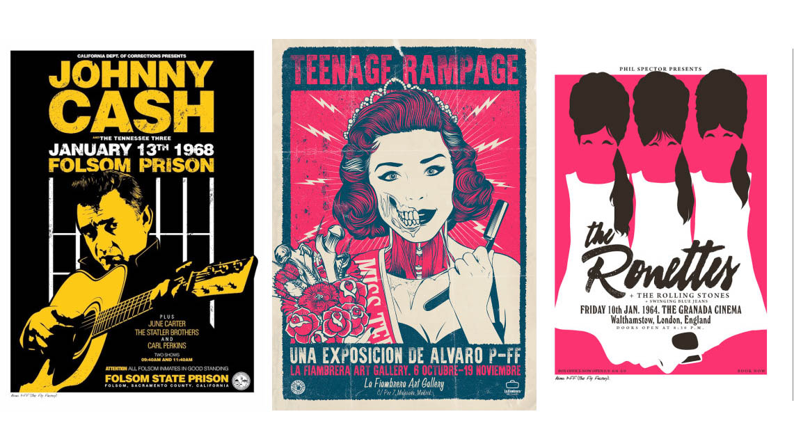 Detalles de “Teenage Rampage”, de Álvaro P-FF, nueva exposición en La Fiambrera