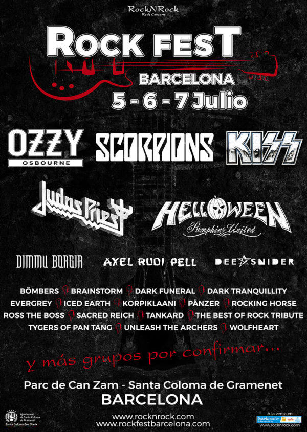 Scorpions completan los cabezas de cartel del Rock Fest Barcelona'18