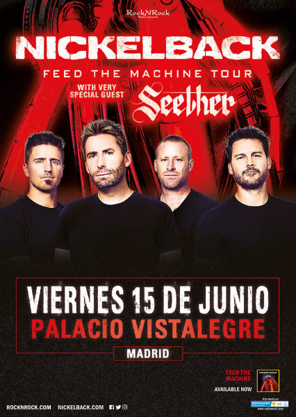 Concierto de Nickelback en Madrid