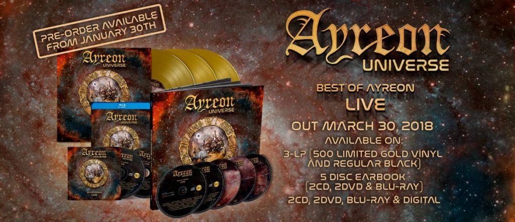 Ayreon Universe: The best of Ayreon live // Mascot Records
