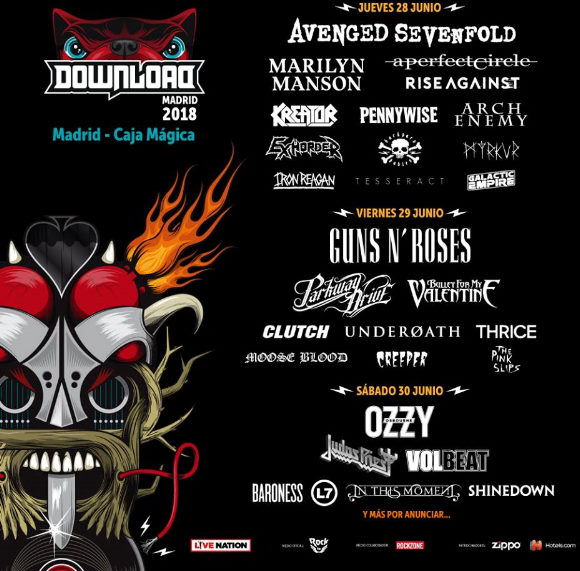 Download Festival'18 Madrid: Distribución por días y nueva confirmación