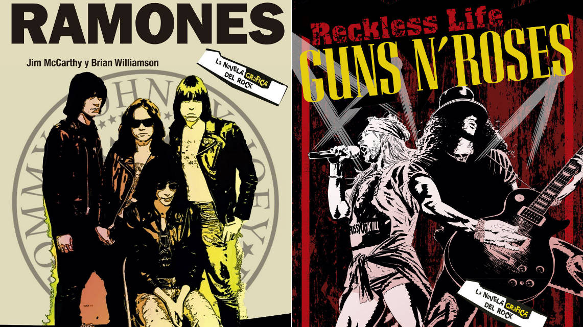 Las interioridades de Guns’n’Roses y Ramones en formato cómic