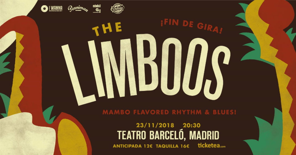 The Limboos acaban gira este viernes en el Teatro Barceló