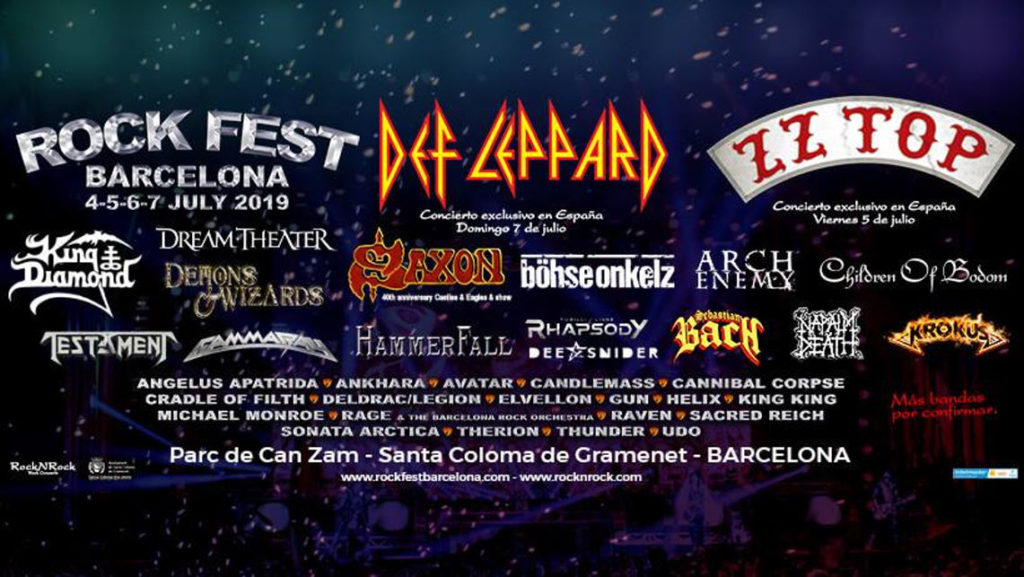 Más confirmaciones para el Rock Fest Barcelona’19