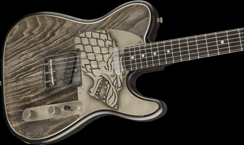 Detalles de las guitarras inspiradas en Juego de Tronos que editó Fender