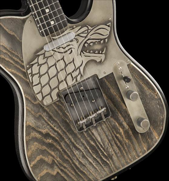 Detalles de las guitarras inspiradas en Juego de Tronos que editó Fender