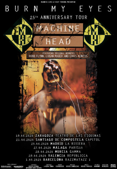 Machine Head vuelven a España con gira especial
