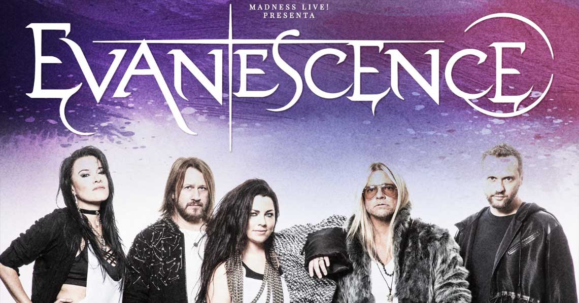 Concierto exclusivo de Evanescence en Madrid en 2020