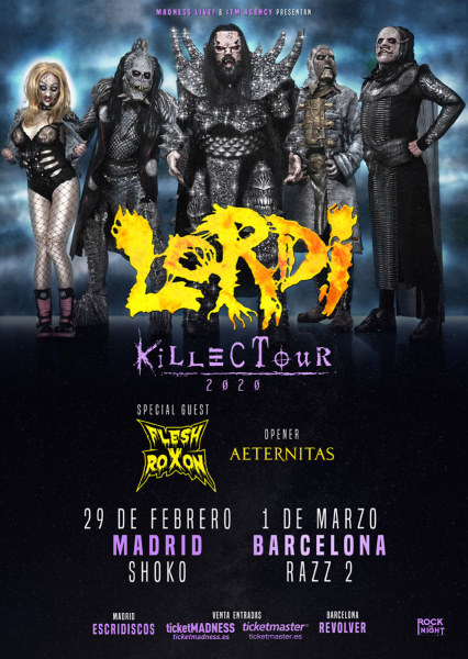 A poco más de un mes de la gira de Lordi