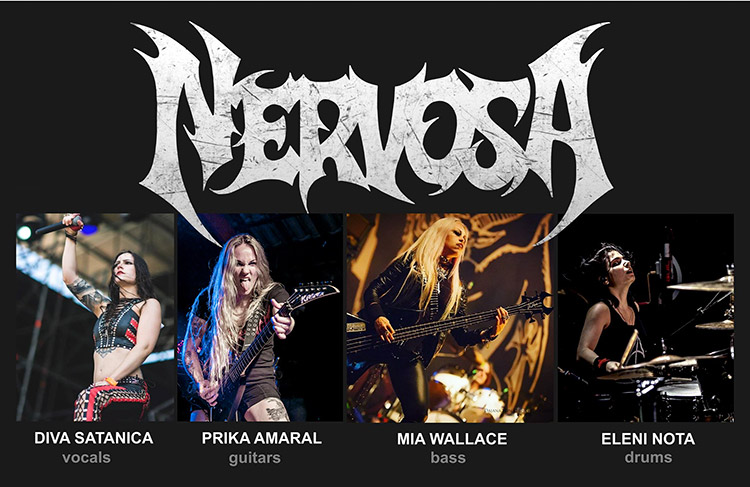 Iron Maiden, Lords of Black, Nervosa, Mad Max, Gräce, Rage...