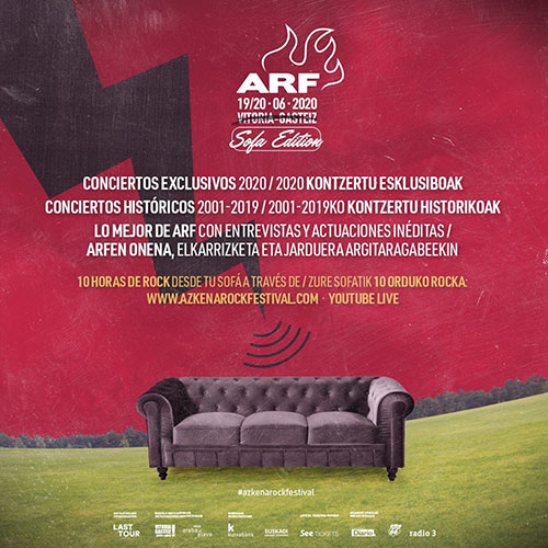 Este año tendremos Azkena Rock Festival Sofa Edition