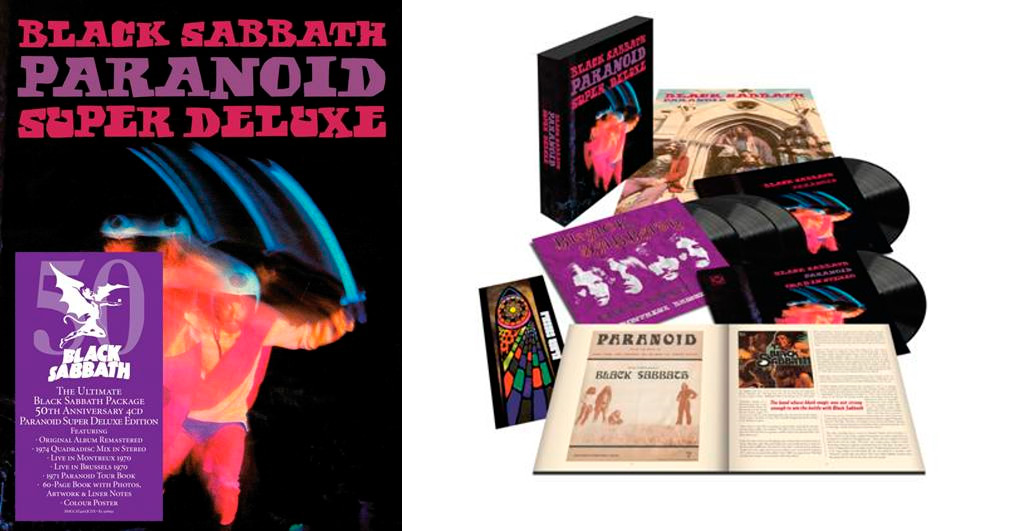 Ilustración exclusiva en España para la edición deluxe del Paranoid de Black Sabbath