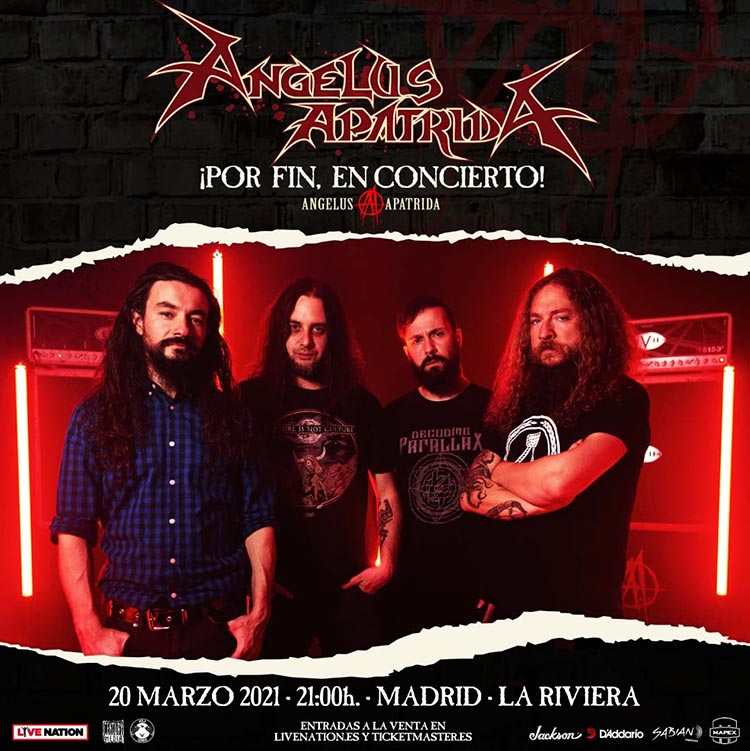 Angelus Apatrida #1 de ventas en España, concierto en Madrid