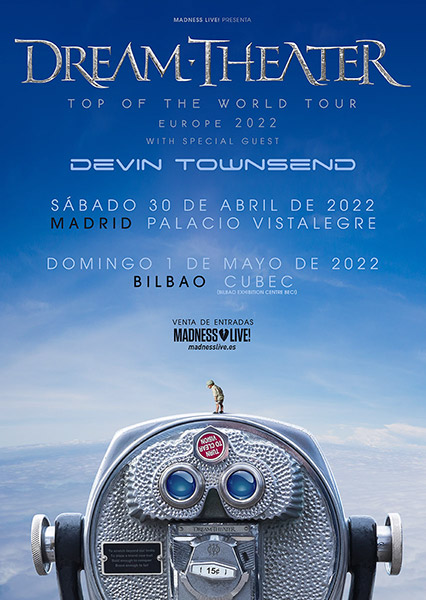 Dream Theater y Devin Townsend de gira por España en 2022