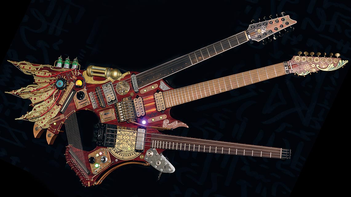 «The Hydra», la nueva guitarra de Steve Vai