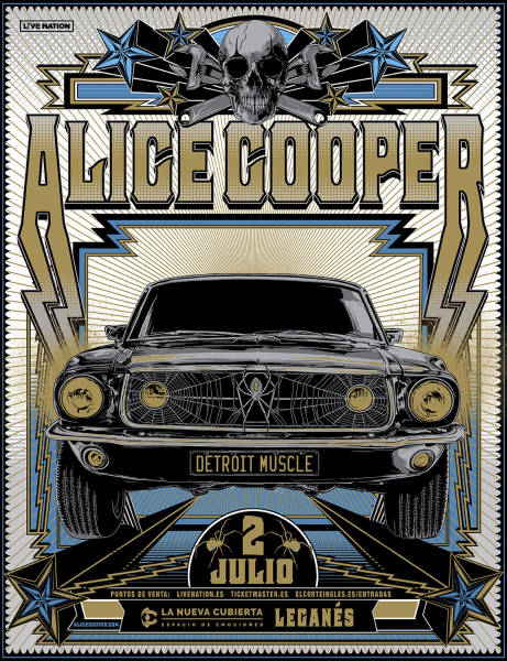 Alice Cooper visitará Madrid el próximo 2 de Julio