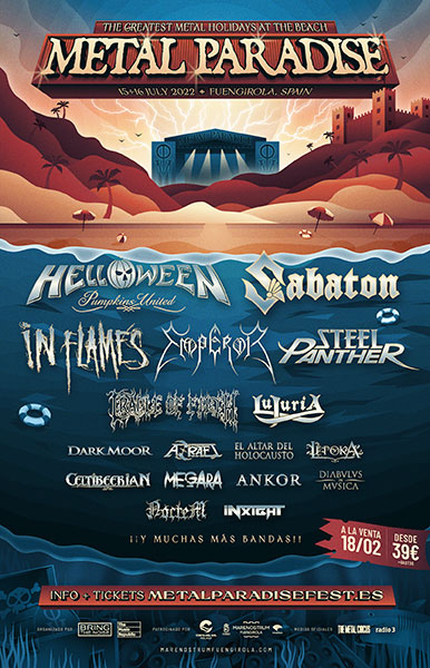 Helloween y Steel Panther completan los anuncios del Metal Paradise Fest