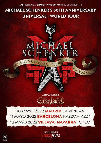 Setlist de la gira europea de Michael Schenker