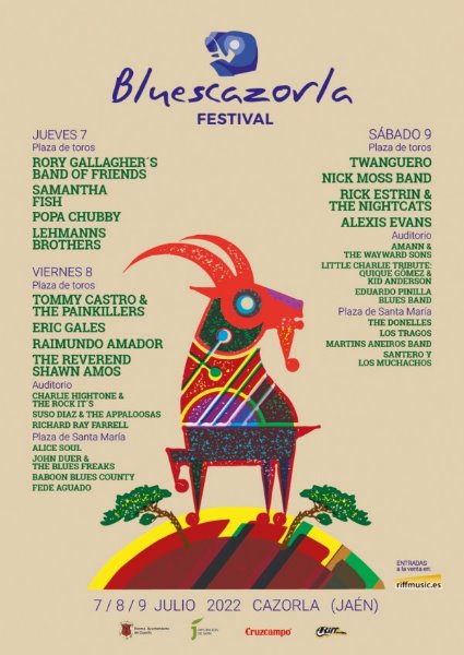 Festival BluesCazorla'22: Cartel completo