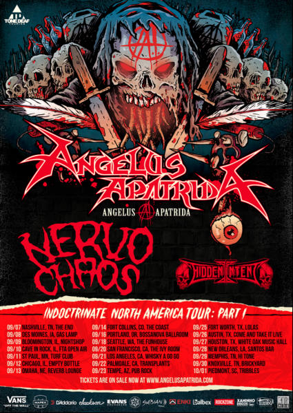 Angelus Apatrida anuncian gira por Norteamérica