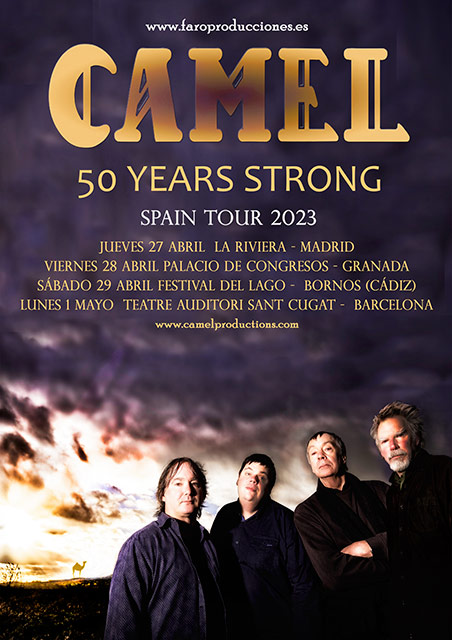 Camel: Entradas a la venta para la gira de su 50 aniversario