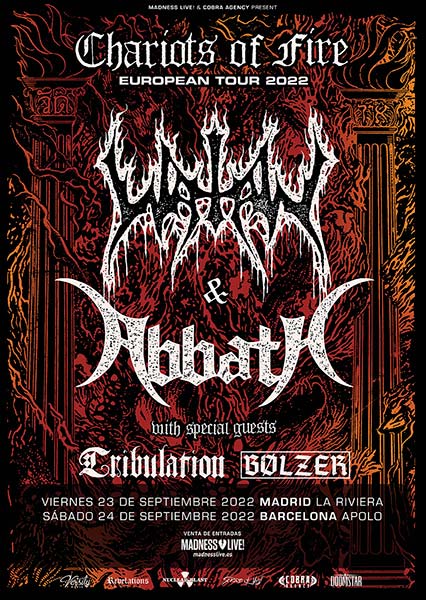 Watain y Abbath de gira por España