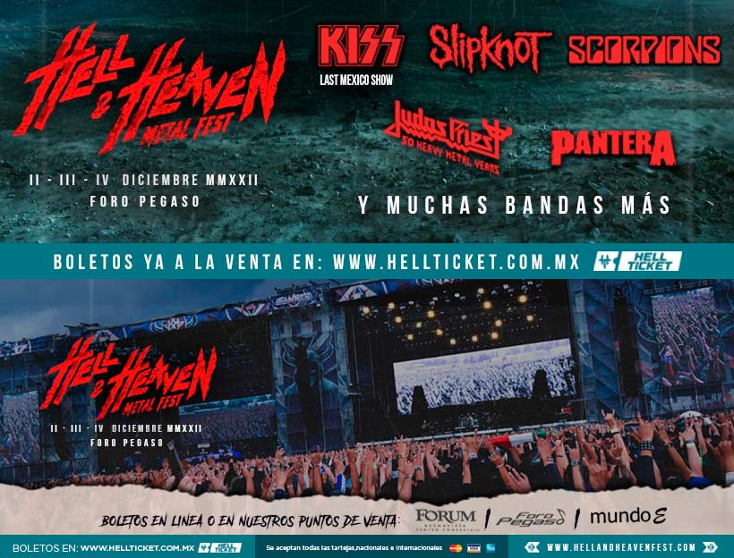 Hell and Heaven Metal Fest, nueva edición desde Toluca