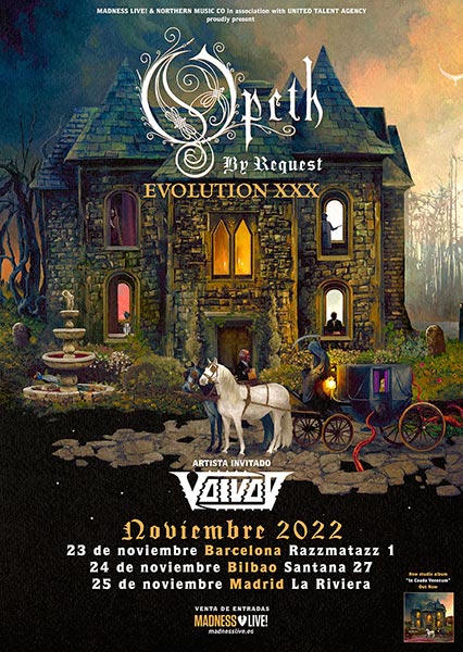 Opeth y Voivod: Fechas de su gira por España