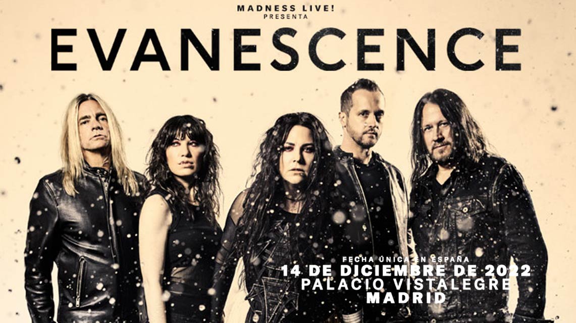 Evanescence: Setlist y concierto en Madrid
