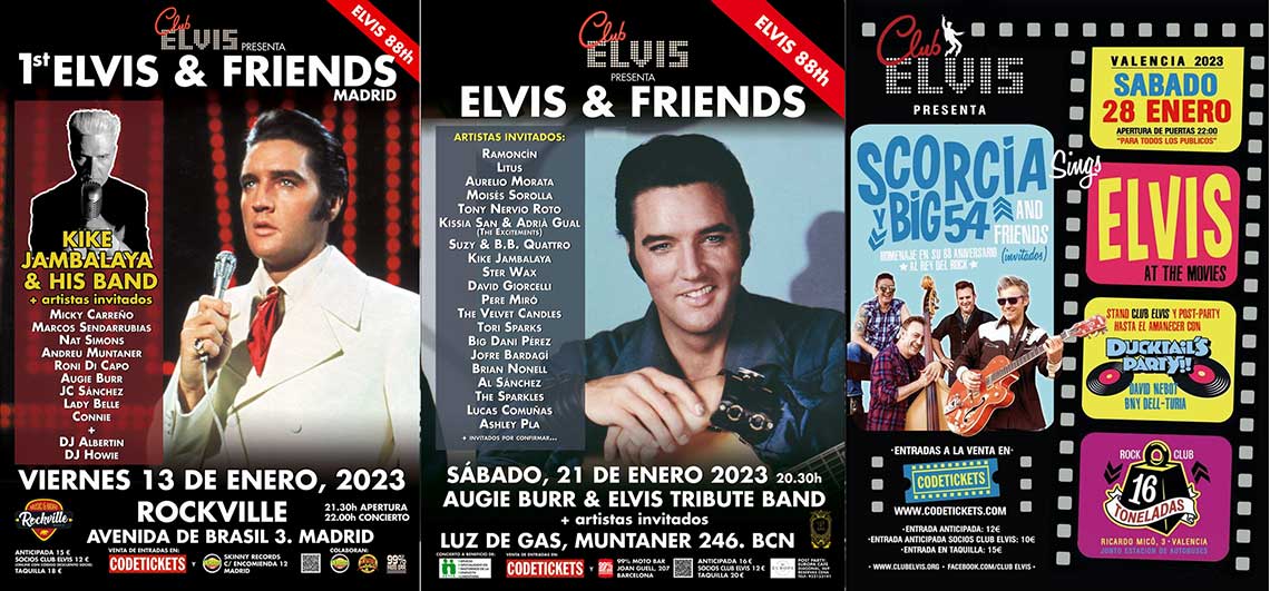 Club Elvis Spain: Próximos eventos