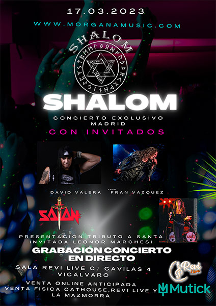 Shalom este fin de semana en Madrid