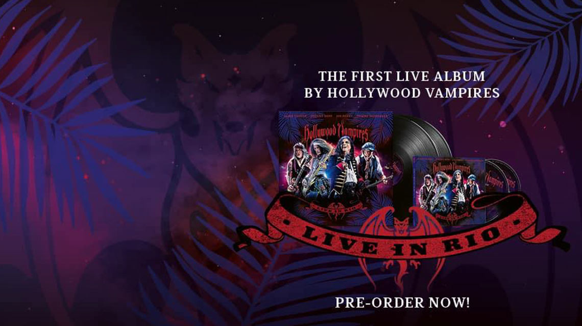 Hollywood Vampires: Detalles de su disco en directo "Live in Rio"