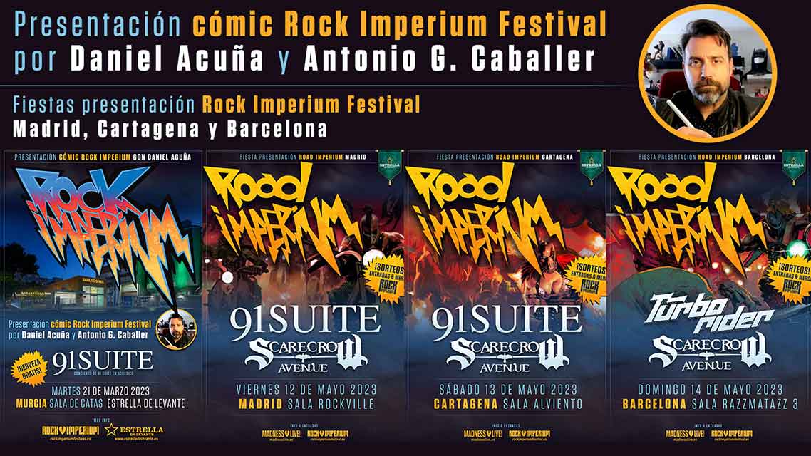 Road Imperium: Fiestas Presentación Rock Imperium Festival 2023