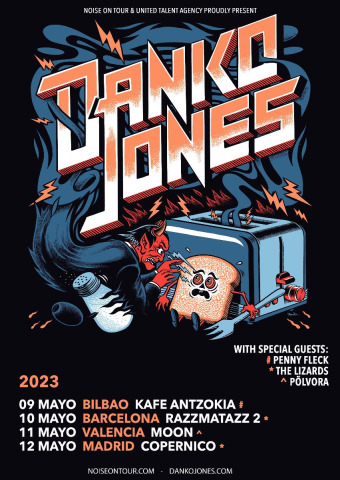 Danko Jones: A pocos días para su gira española