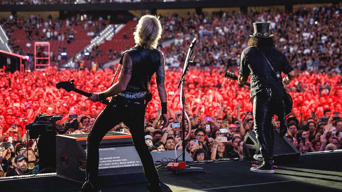 Guns N' Roses sacan a relucir sus clásicos y rarezas en el Metropolitano