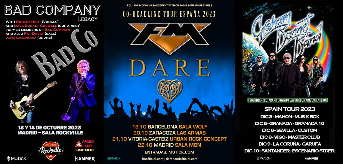 RM Concert Promotions: Próximos conciertos por España