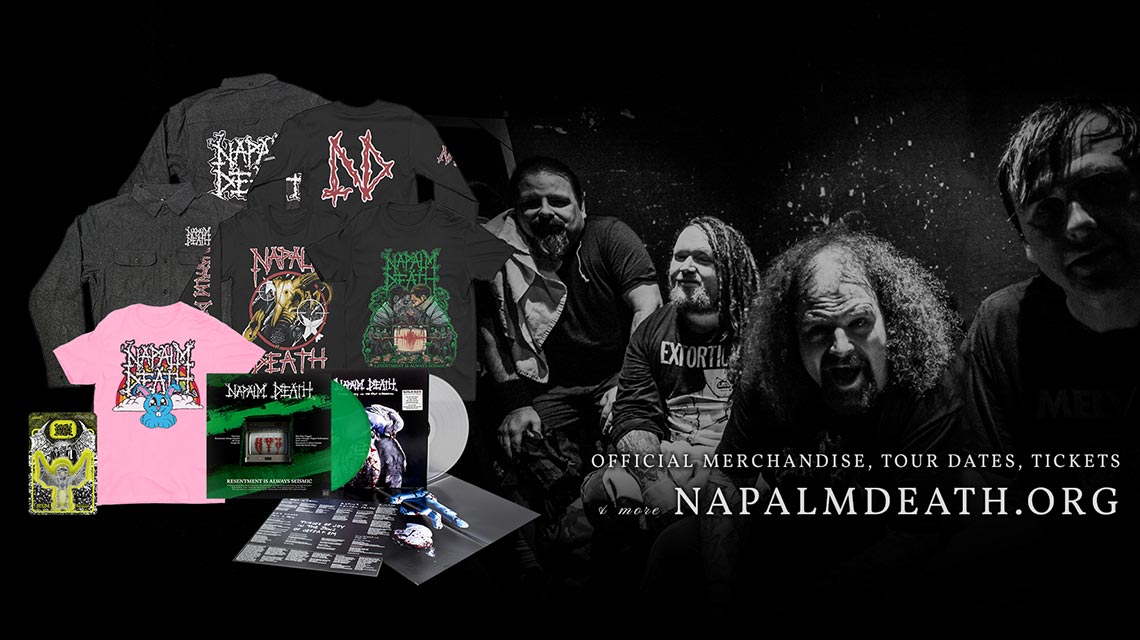 Napalm Death: Setlist y fechas de su gira por España