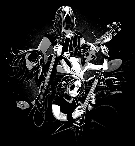 belzebubs-band-promo-pic J.P. Ahonen, diez años dando vida a Belzebubs: una nueva etapa entre animación, cómics y black metal