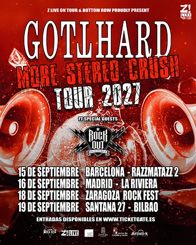 gotthard-spanish-tour-1 Gotthard celebrarán sus 35 años con cuatro conciertos en España
