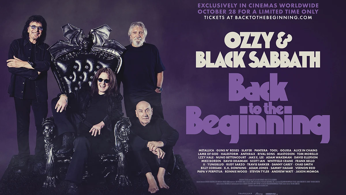 Ozzy & Black Sabbath: Back to the Beginning llegará a los cines el 28 de octubre
